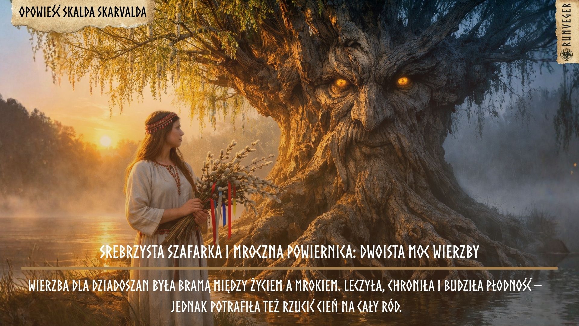 Srebrzysta Szafarka i Mroczna Powiernica: Dwoista Moc Wierzby