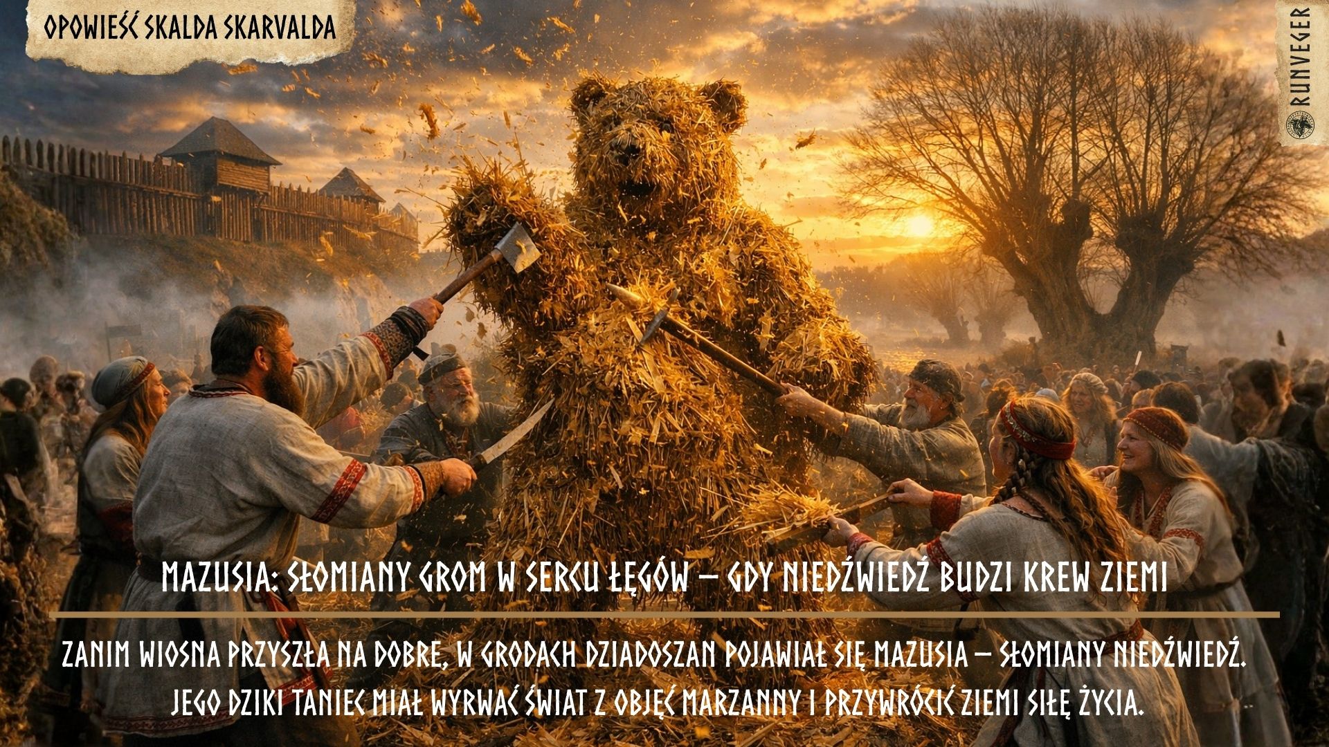 Mazusia: Słomiany Grom w Sercu Łęgów – Gdy Niedźwiedź Budzi Krew Ziemi