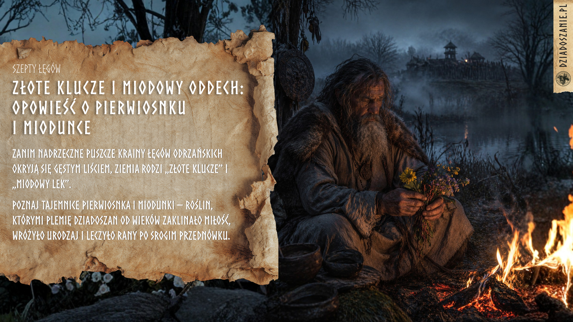 Złote Klucze i Miodowy Oddech: Opowieść o Pierwiosnku i Miodunce