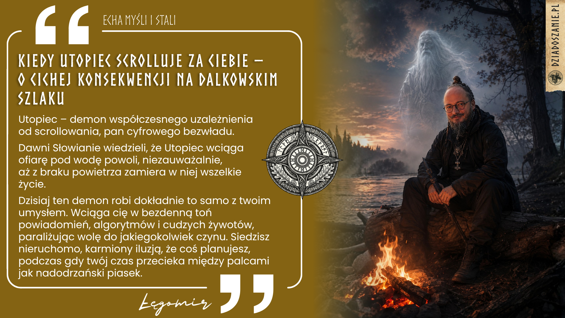 Kiedy Utopiec scrolluje za ciebie – o cichej konsekwencji na Dalkowskim szlaku