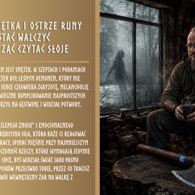 Echa Myśli i Stali: Amok leśnego Smętka i ostrze runy Ansuz: Jak przestać walczyć z drzewem, a zacząć czytać słoje