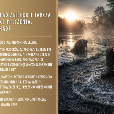 Echa Myśłi i Stali: Amok Bubrowskiego zgiełku i tarcza runy Isa: O sztuce milczenia, które miażdży chaos